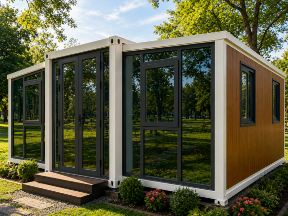 Security 20Ft Prefab Luxury Mobile Expandable Container House – 2 Bedroom – Finish in Just 1 Day