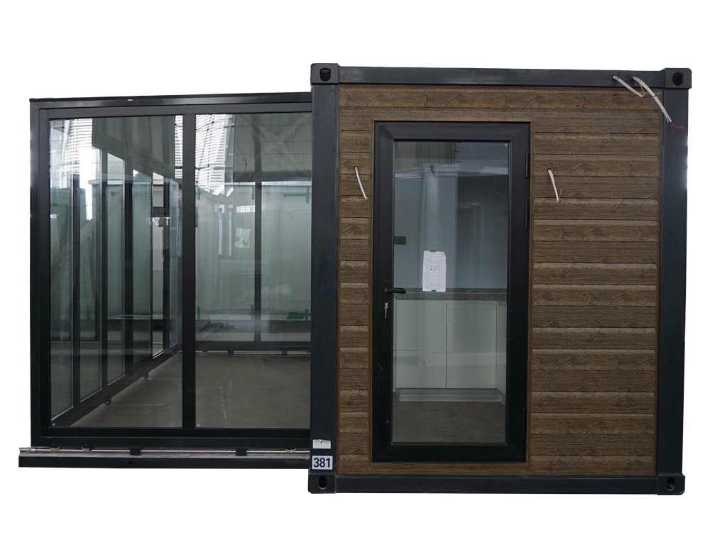 20ft One-sided Slide Out Push Pull Fold Out House Pre Build Mobile Pod Luxury Container House with 1 Bedroom – – Finish in Just 1 Day