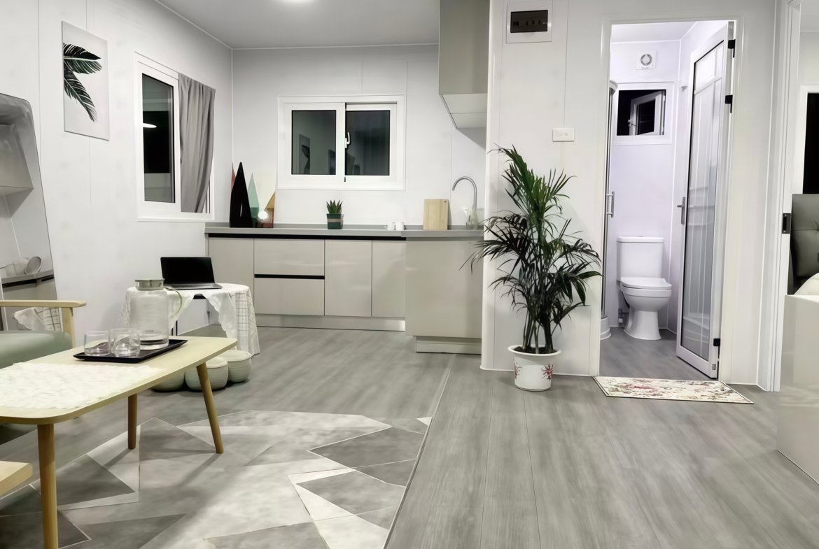Security 20Ft Prefab Luxury Mobile Expandable Container House – 2 Bedroom – Finish in Just 1 Day