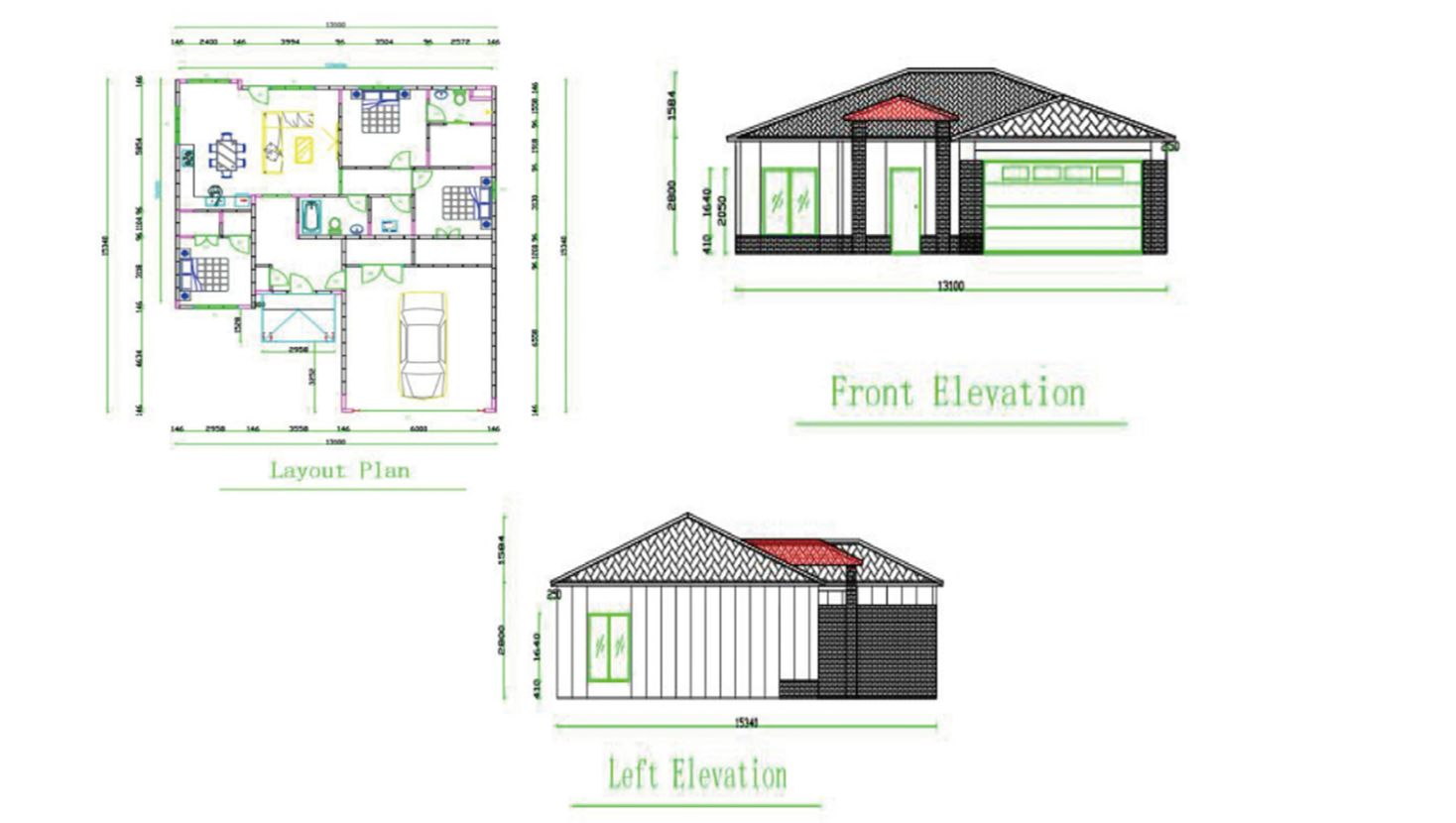 Permanent Villa – 3 Bedroom – 70 Years Lifespan – Finish in Just 21 Days