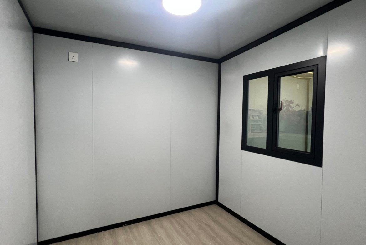 20ft One-sided Slide Out Push Pull Fold Out House Pre Build Mobile Pod Luxury Container House with 1 Bedroom – – Finish in Just 1 Day